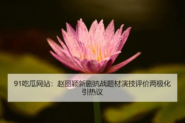 91吃瓜网站：赵丽颖新剧抗战题材演技评价两极化引热议